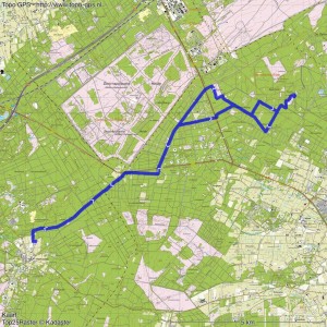 buitenrit Ossenstal Vierhouten GPSroute