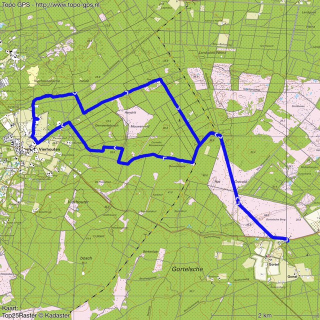 ruiterroute vanuit vakantiehuis met stal